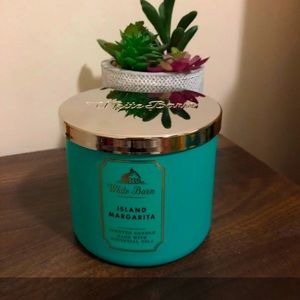 BBW Island Margarita Candle 3 Wick